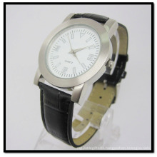 Qurtz Alloy Leather Watch Black Leather Band Alloy Case Watches